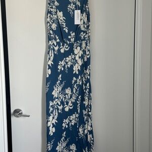NWT Reformation Truett Dress color Cyanotype size 6